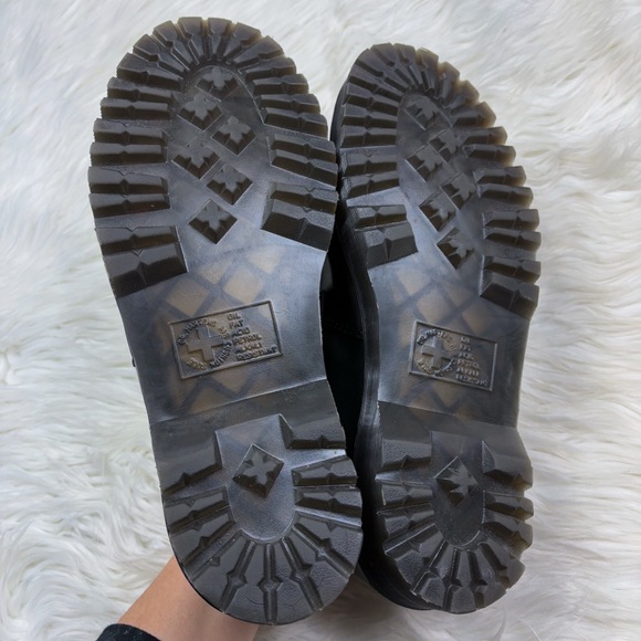 Dr. Martens Adrian Bex Smooth Leather Tassel Loafer Black Stitching Size 9 Women - Picture 8 of 10